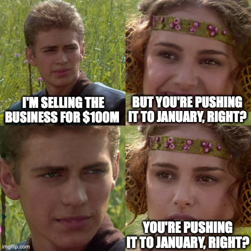 A $100M Exit Just Hit My Inbox. Here’s the First Thing I Told Them