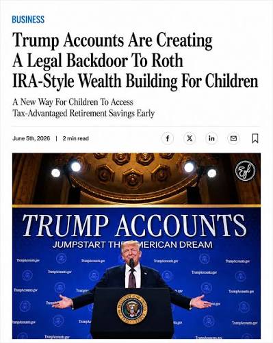 Trump Accounts could create multi-million dollar Roth IRAs.